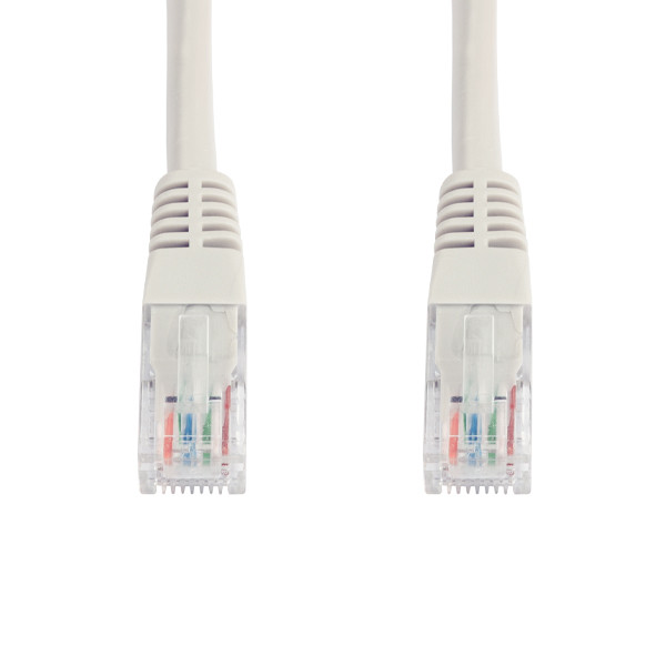 Καλώδιο δικτύου 123ink Cat6a U/UTP γκρι (0,5 μέτρα) 302296 - 1