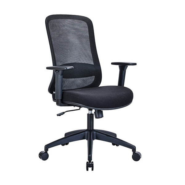 Καρέκλα Γραφείου 123ink Economic Ecoline mesh μαύρη 302668 - 1