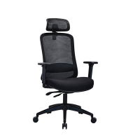 Καρέκλα Γραφείου Business Ecoline 123ink mesh μαύρη με Προσκέφαλο 302696