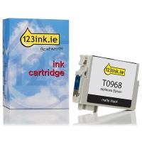 Κασέτα Black ματ μελάνης Epson T0968 (123ink) 023341 Κασέτα Black ματ μελάνης Epson T0968 (123ink) 023341