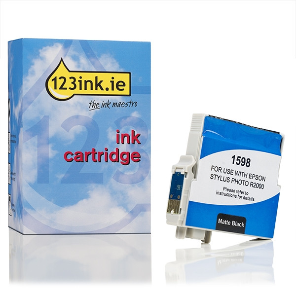 Κασέτα Black ματ μελάνης Epson T1598 (123ink) 026397 - 1