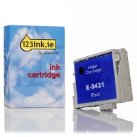 Κασέτα Black μελάνι υψηλής χωρητικότητας Epson T0431 (123ink) 022371 Κασέτα Black μελάνι υψηλής χωρητικότητας Epson T0431 (123ink) 022371
