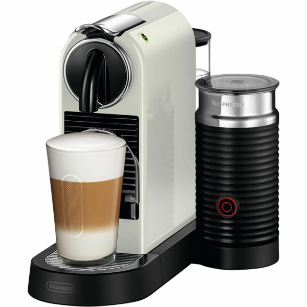 Καφετιέρα De'Longhi Citiz & Milk για κάψουλες Nespresso Πίεσης 19bar με Αφρογαλιέρα Λευκή 570357 - 1