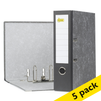 Κλασέρ Αρχειοθέτησης 123ink Α4 Χάρτινο 80 mm Black 5Τεμ 300114