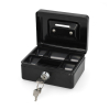 Κουτί Ταμείου από Ατσάλι 123ink, Μαύρo με υποδοχή για κέρματα (12,5 x 9,5 x 6 εκ.) 302937 - 2