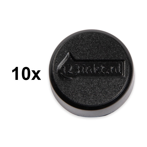 Μαγνήτες 123ink 20mm Black 10 τμχ 301259 - 1