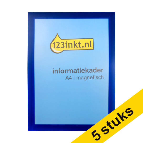 Μαγνητική Κορνίζα 123ink A4 Blue 5Τεμ 301731 - 1