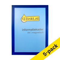 Μαγνητική Κορνίζα 123ink A4 Blue 5Τεμ 301731