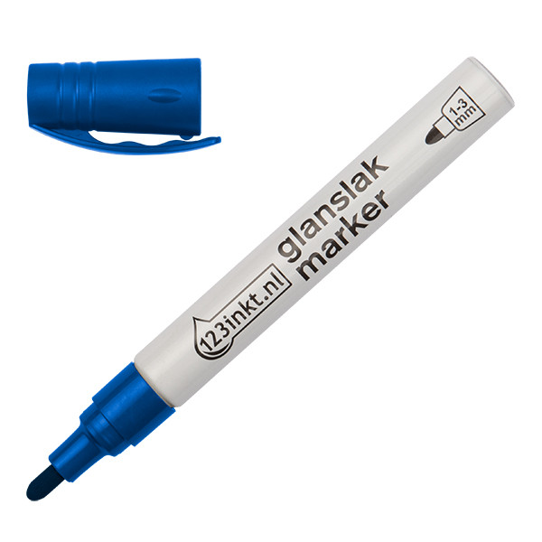 Μαρκαδόρος Ανεξίτηλος 123ink Blue (1 - 3 mm) 300827 - 1