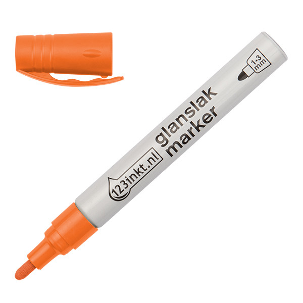 Μαρκαδόρος Ανεξίτηλος 123ink Orange (1 - 3 mm) 300830 - 1