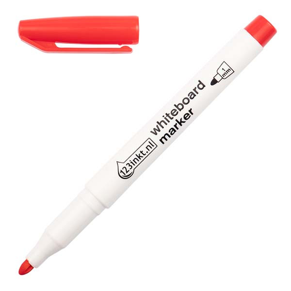 Μαρκαδόρος Ασπροπίνακα 123ink 1mm Red 300888 - 1