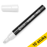 Μαρκαδόρος Κιμωλίας 123ink White (9+1 ΔΩΡΟ)