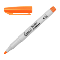 Μαρκαδόρος Υφασμάτων 123ink 1 - 3 mm Orange 300844
