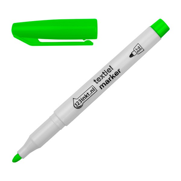 Μαρκαδόρος Υφασμάτων 123ink 1 - 3 mm Pastel Green 300848 - 1