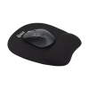 Μαύρο Mouse Pad 123ink με αφρό μνήμης & στήριγμα καρπού