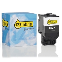 Μαύρο toner Lexmark 802K (80C20K0) (έκδοση 123ink) 80C20K0C 037277