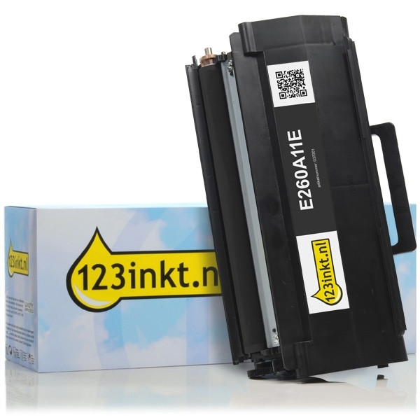 Μαύρο toner Lexmark E260A11E (μάρκα 123ink) E260A11EC 037001 - 1
