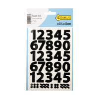 Μεγάλες μαύρες ετικέτες 0-9 με 123ink 301498