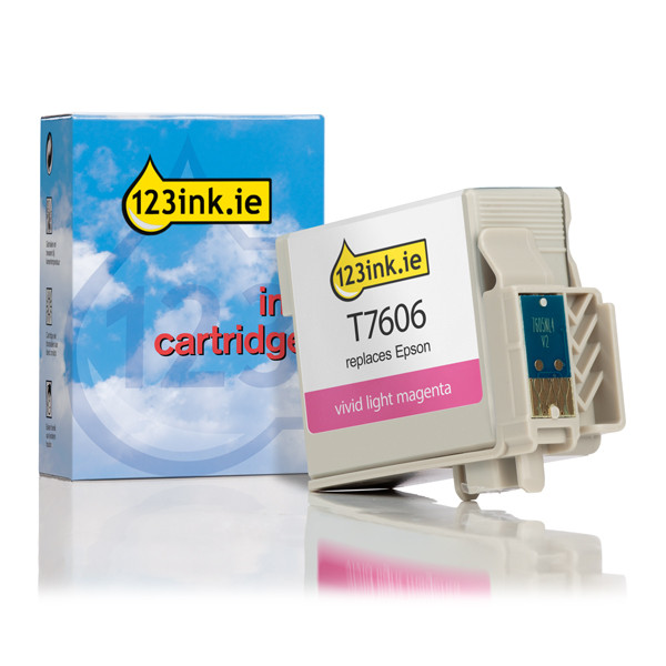 Μελάνι Epson T7606 vivid light Magenta (123ink) 026733 - 1