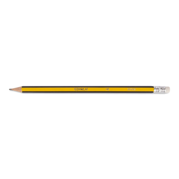 Μολύβι Ξύλινο με Γόμα 123ink (HB) 122-HBC 8803323C FC-112100C FC-116800C 301052 - 1