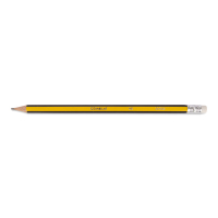 Μολύβι Ξύλινο με Γόμα 123ink (HB) 301052