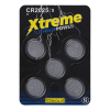 Μπαταρία κουμπιού λιθίου 123accu Xtreme Power CR2025 (5 τεμάχια)