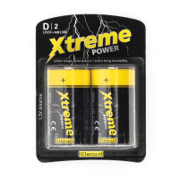 Μπαταρία Xtreme Power LR20 D 123ink (συσκευασία 2 τεμαχίων) ADR00044
