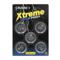 Μπαταρίες κουμπιού λιθίου 123ink Xtreme Power CR2430 (5-pack) ADR00065
