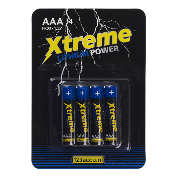 Μπαταρίες Xtreme Power AAA FR03  (123ink) 4-pack ADR00067 - 1