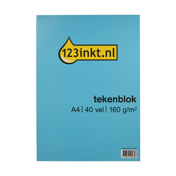 Μπλοκ Σχεδίασης 123ink A4 160gr 40 φύλλων 301430 - 1