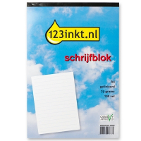 Μπλοκ γραφής 123ink A4 με επένδυση 70 γραμμάρια 100 φύλλα 301125