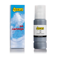 Μπουκάλι Μελανιού μαύρο Epson 115 (μάρκα 123ink) C13T07D14AC 084317