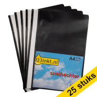 Ντοσιέ με Έλασμα Α4 123ink Black (25 τεμάχια) 300545 Ντοσιέ με Έλασμα Α4 123ink Black (25 τεμάχια) 300545