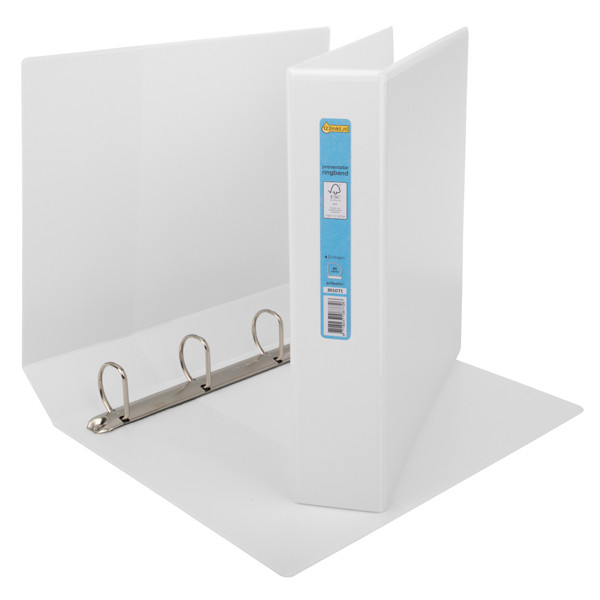 Ντοσιέ με 4 κρίκους D 123ink 40 mm Λευκό 301071 - 1