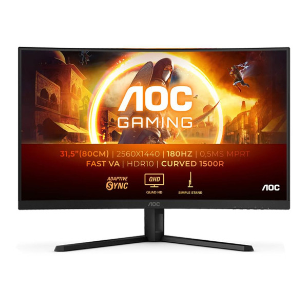 Οθόνη AOC CQ32G4VE 32" Curved QHD VA HDR 180Hz 570090 - 1