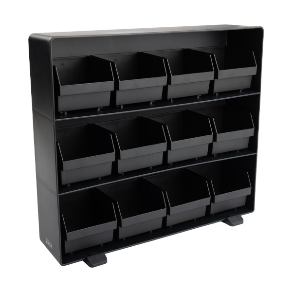 Οργανωτής Τσαγιού 123ink μαύρος (12 θήκες) 302561 - 1