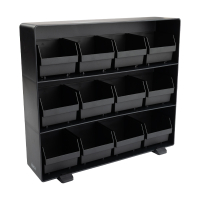 Οργανωτής Τσαγιού 123ink μαύρος (12 θήκες) 302561