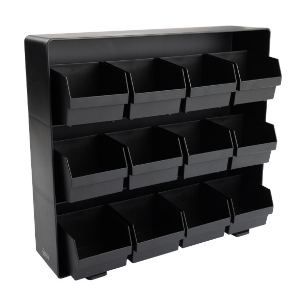 Οργανωτής Τσαγιού 123ink μαύρος (12 θήκες) 302561 - 2