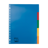 Πλαστικά διαχωριστικά A4 123ink με 5 ενότητες (23 οπών) 301626