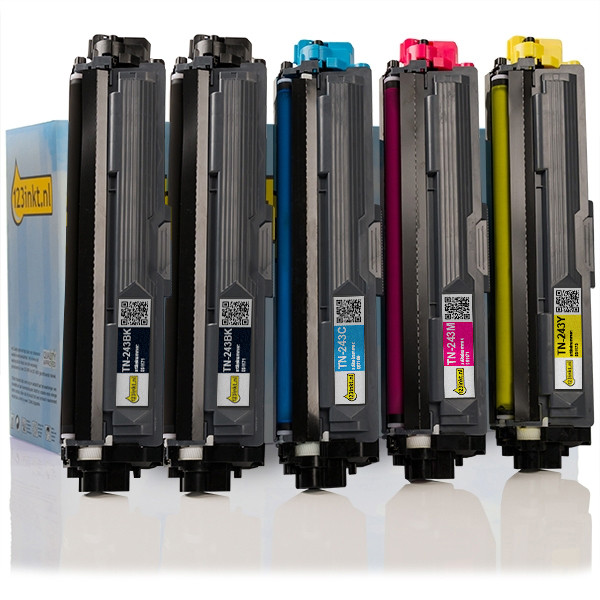 Προσφορά: Η έκδοση 123ink αντικαθιστά το Toner Brother TN-243 BK / C / M / Y 2 Black + 3 Colours 5-pack  160695 - 1