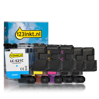 Προσφορά: Η μάρκα 123ink αντικαθιστά το Brother LC-521 2 Black + 3 Colours 5-pack 051534