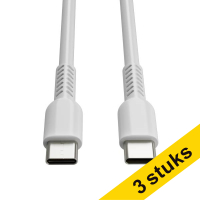Προσφορά: Καλώδιo Φόρτισης USB-C σε USB-C White 1m (123ink) 3-pack