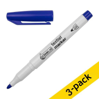 Προσφορά: Μαρκαδόροι Υφασμάτων 123ink 1 - 3 mm Blue 3Τεμ
