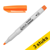 Προσφορά: Μαρκαδόροι Υφασμάτων 123ink 1 - 3 mm Orange 3Τεμ 300875 - 1