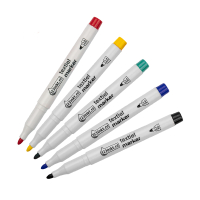 Προσφορά: Μαρκαδόροι Υφασμάτων 123ink (Black/Blue/Red/Green/Yellow) 5Τεμ 302722