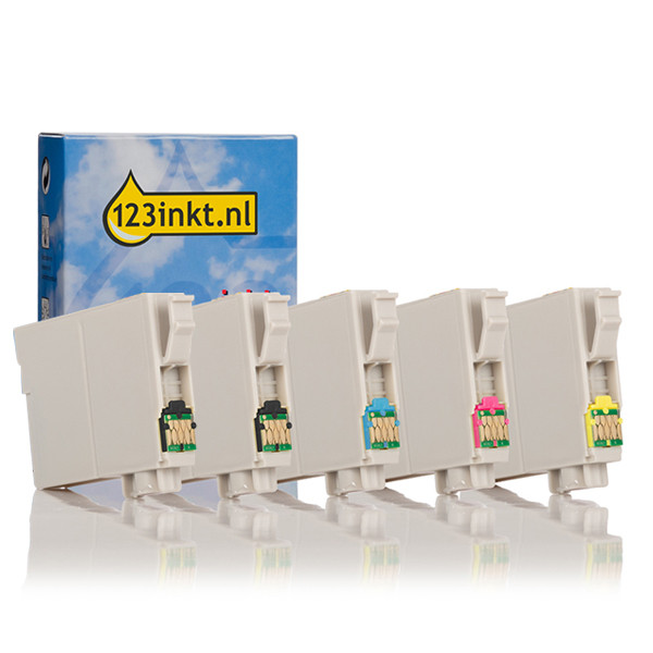 Προσφορά: Συμβατά Μελάνια Epson 603 (T03A9) 2 Black + 3 Colours (123ink) 5-pack 160691 - 1