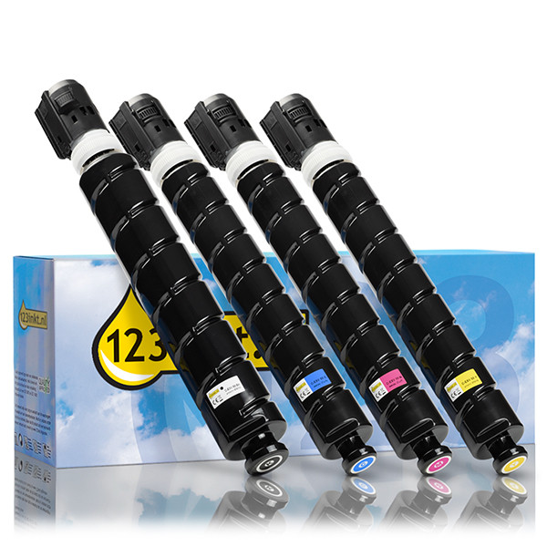 Προσφορά: Συμβατά Τoner Canon C-EXV 58 BK/C/M/Y Black + 3 Colours (123ink) 4-pack 131993 - 1