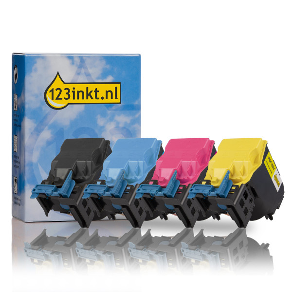 Προσφορά: Συμβατά Toner Konica Minolta TNP-50K/C/M/Y Black + 3 Colours (123ink) 4-pack 131906 - 1