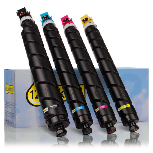 Προσφορά: Συμβατά Toner KyoceraTK-8515K /C/M/Y Black + 3 Colours (123ink) 4-pack 131954 - 1