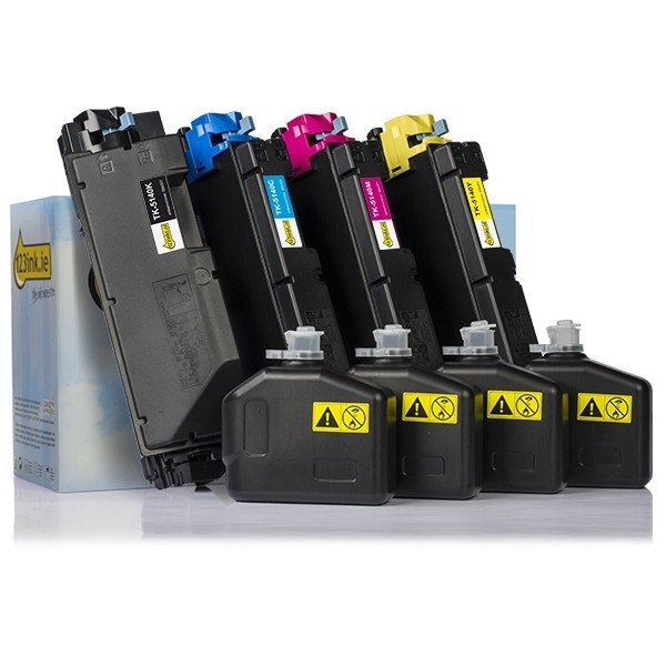 Προσφορά: Συμβατά Toner Kyocera TK-5140K/C/M/Y Black + 3 Colours (123ink) 4-pack 130257 - 1